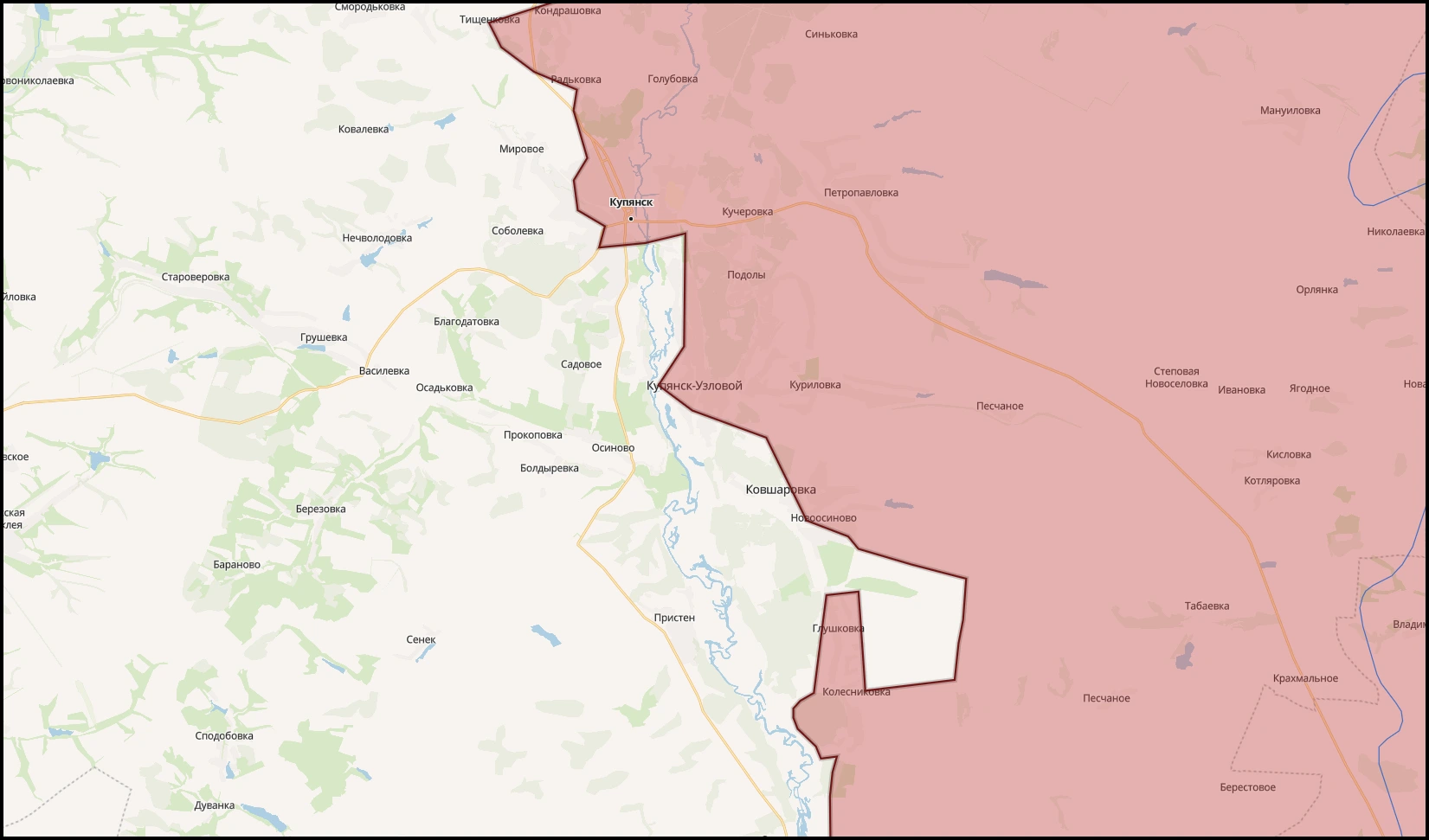 Купянск и Купянск-Узловой по состоянию на 14 августа 2026 года