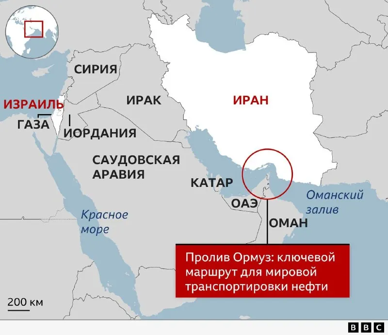 Ормузский пролив и танкерный трафик